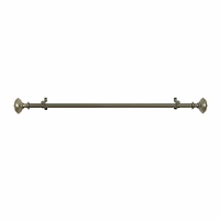 Buono II ¾" Adjustable Curtain Rod with Othello Finial