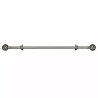 Buono II ¾" Adjustable Curtain Rod with Grace Finial