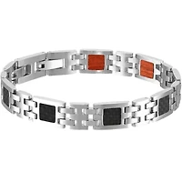 Mens Sterling Silver Solid 9 Inch Link Bracelet