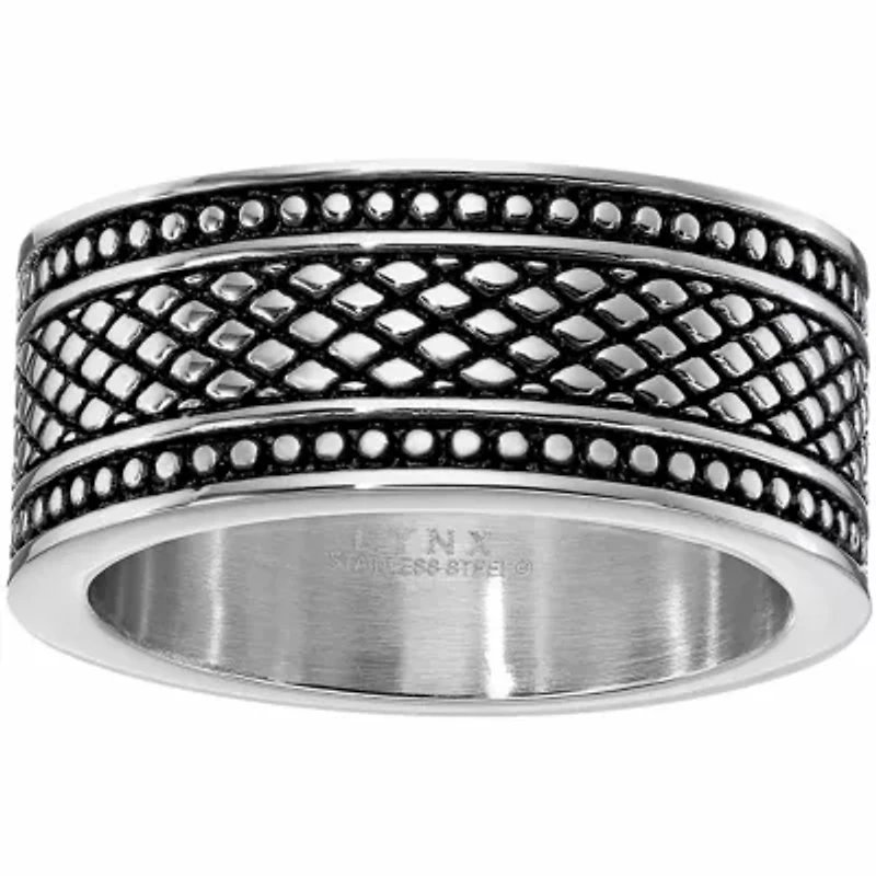 Mens 9M Sterling Silver Band