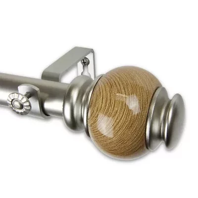 Rod Desyne Marble 1 Adjustable Curtain