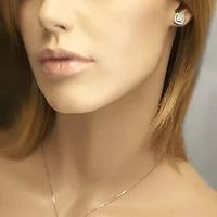 Diamond Blossom Womens 3/4 CT. T.W. Natural White Diamond 14K Gold 2-pc. Jewelry Set