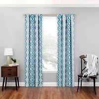 Eclipse Morrow Rod Pocket Energy Saving Blackout Single Curtain Panel