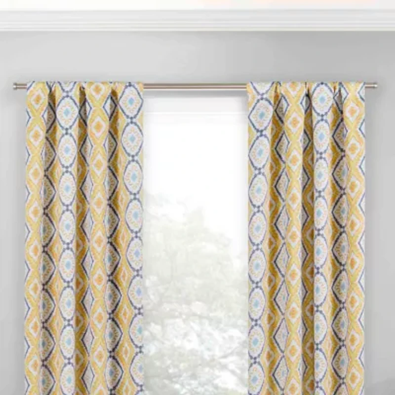 Eclipse Morrow Rod Pocket Energy Saving Blackout Single Curtain Panel
