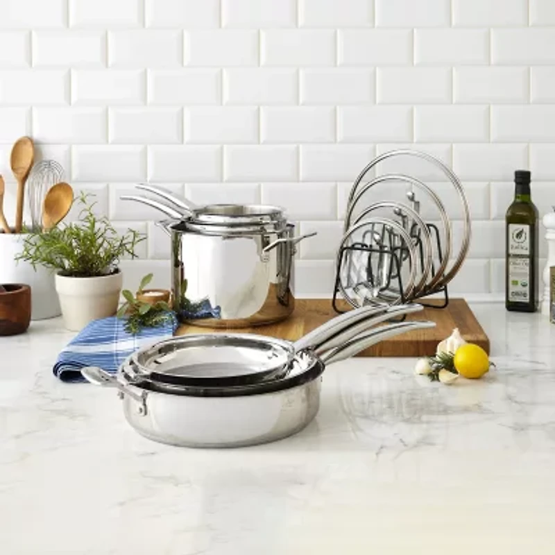 Cuisinart Nesting Stainless Steel 11-Pc. Cookware Set