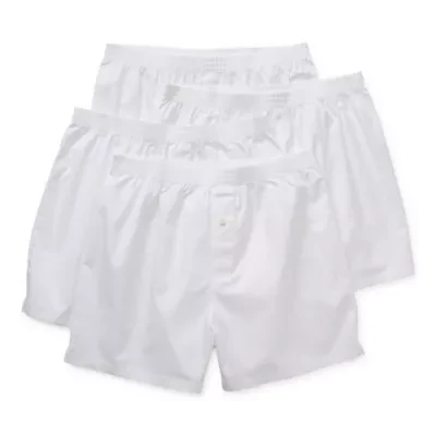 Stafford Woven Mens 4 Pack Boxers 302600