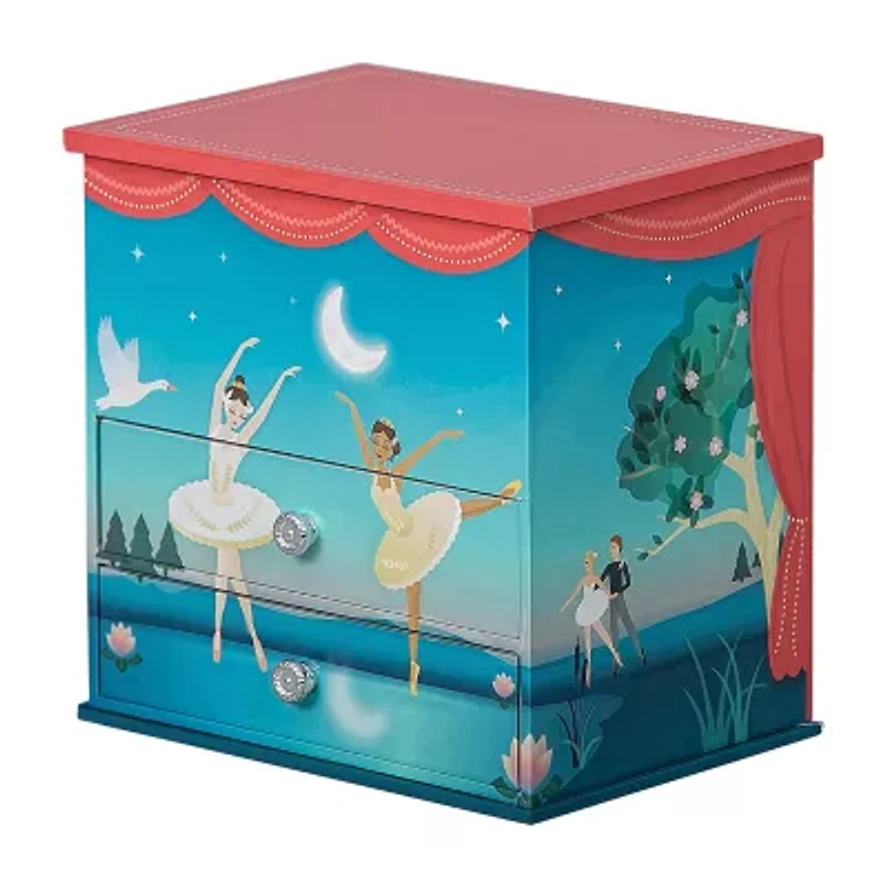 Mele and Co Mariel Balleria Blue Jewelry Box
