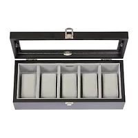 Mele And Co Tate Java-Finish Watch Box