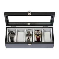 Mele And Co Tate Java-Finish Watch Box