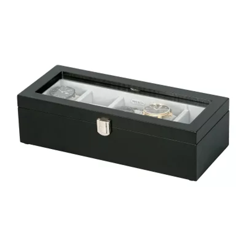 Mele And Co Tate Java-Finish Watch Box
