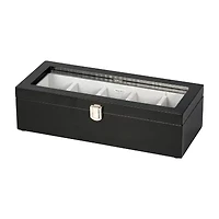 Mele And Co Tate Java-Finish Watch Box