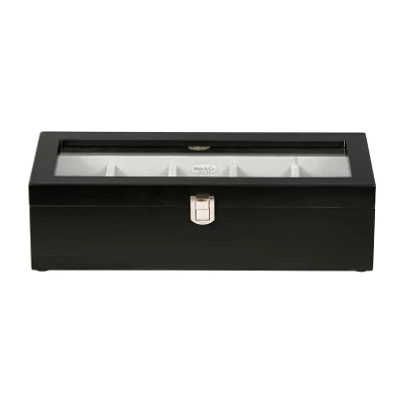 Mele And Co Tate Java-Finish Watch Box