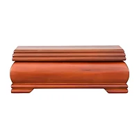 Mele and Co Carmen Walnut-Finish Jewelry Box