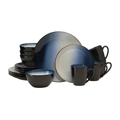 Gourmet Basics by Mikasa Asher 16-pc. Stoneware Dinnerware Set