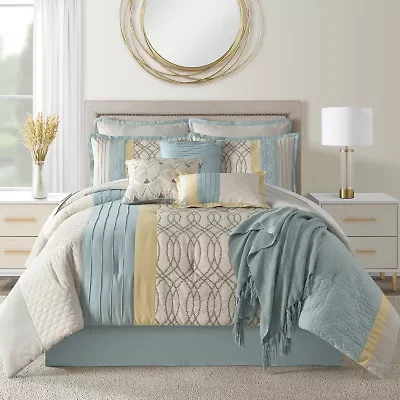 Eden & Oak Savannah 10-pc. Jacquard Comforter Set