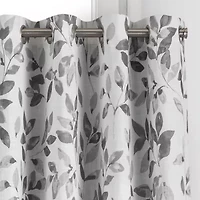 Elrene Home Fashions Avalon Grommet Top Energy Saving Blackout Single Curtain Panel