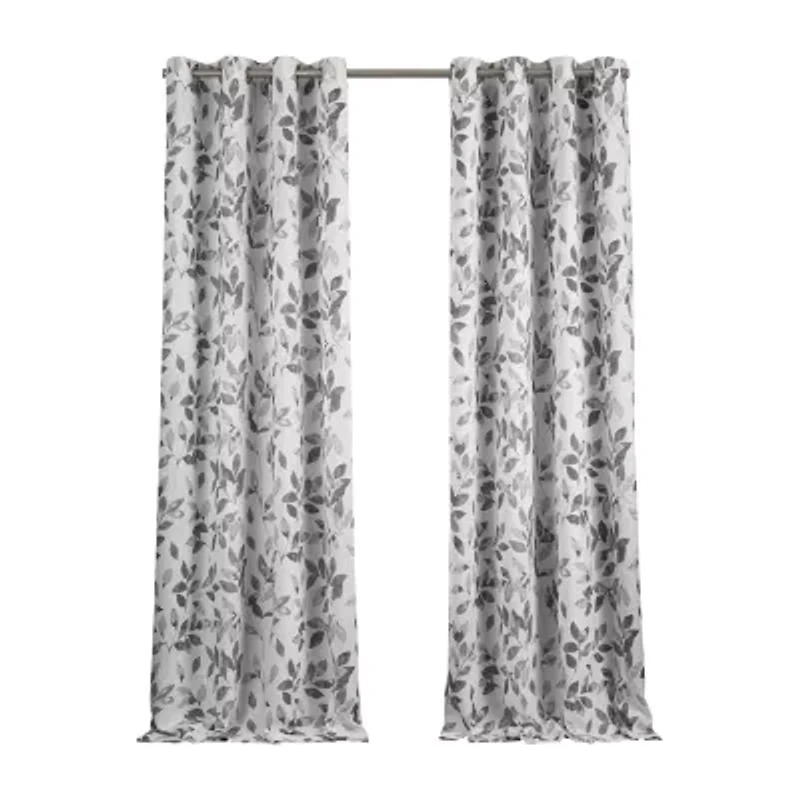 Elrene Home Fashions Avalon Grommet Top Energy Saving Blackout Single Curtain Panel