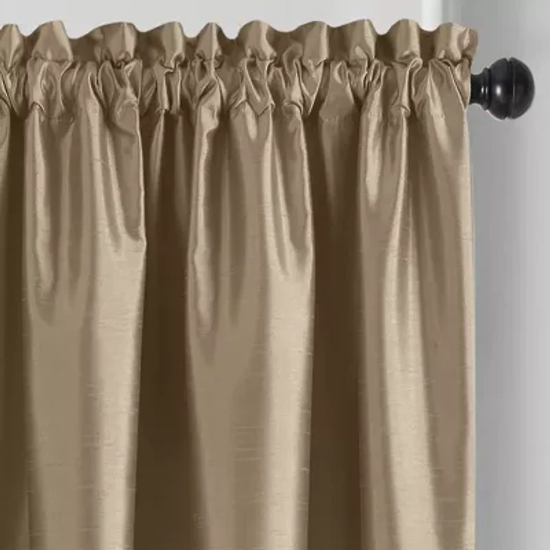 Elrene Home Fashions Colette Rod Pocket Energy Saving Blackout Single Curtain Panel