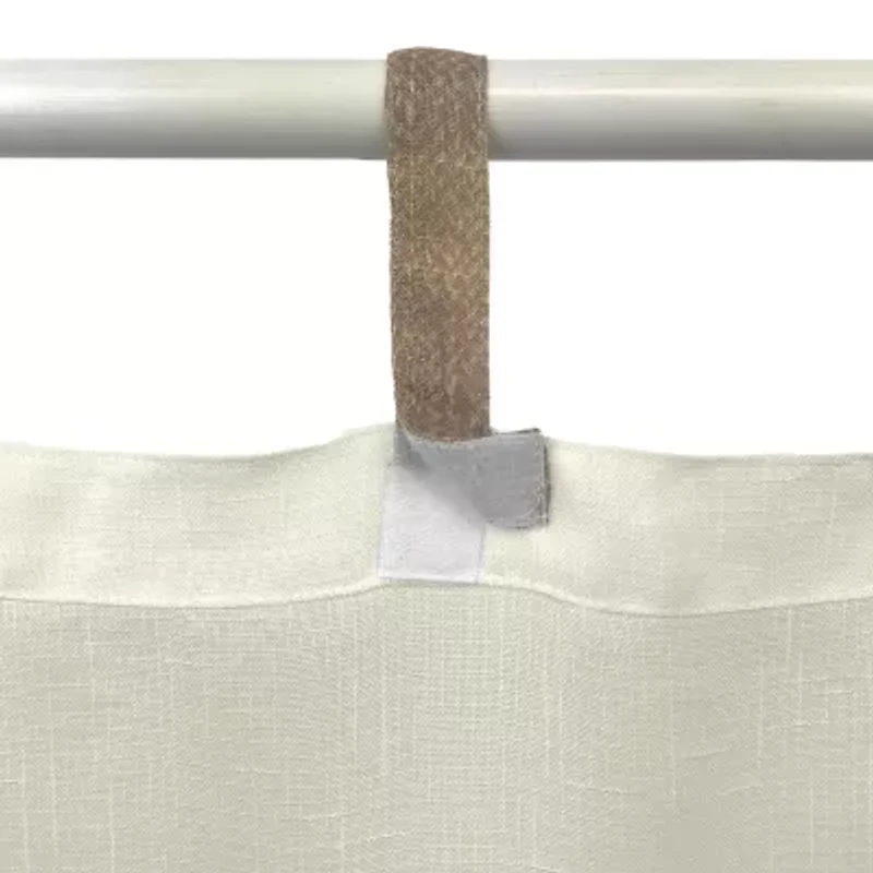 Elrene Home Fashions Darien Tab Top Sheer Single Outdoor Curtain Panel