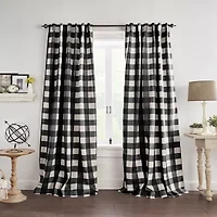 Elrene Home Fashions Grainger Rod Pocket Back Tab Energy Saving Blackout Single Curtain Panel
