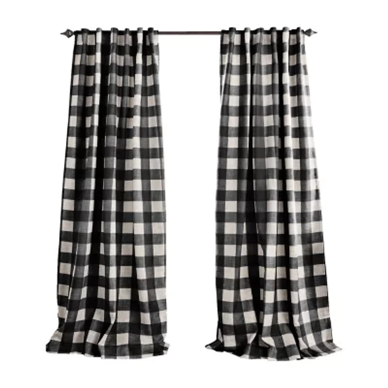 Elrene Home Fashions Grainger Rod Pocket Back Tab Energy Saving Blackout Single Curtain Panel