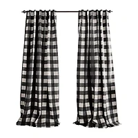 Elrene Home Fashions Grainger Rod Pocket Back Tab Energy Saving Blackout Single Curtain Panel