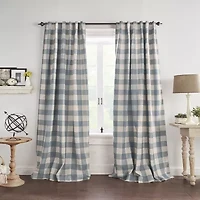 Elrene Home Fashions Grainger Rod Pocket Back Tab Energy Saving Blackout Single Curtain Panel
