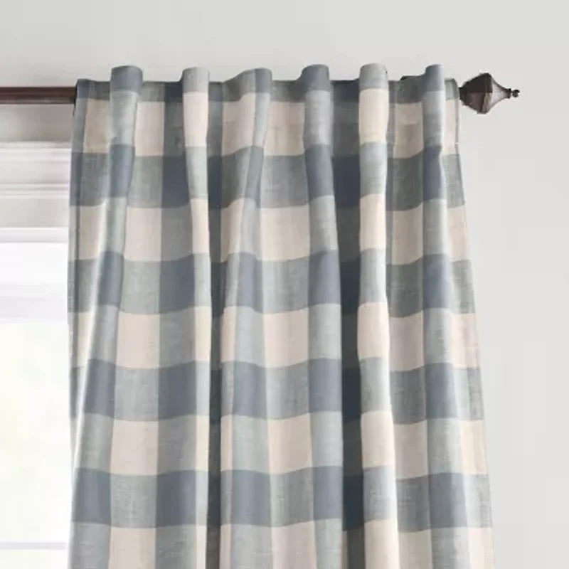 Elrene Home Fashions Grainger Rod Pocket Back Tab Energy Saving Blackout Single Curtain Panel