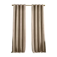 Elrene Home Fashions Huxley Grommet Top Energy Saving Blackout Single Curtain Panel