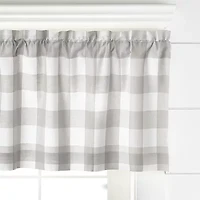 Elrene Home Fashions Farmhouse Living Buffalo Check 2-pc. Rod Pocket Window Tier