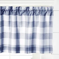 Elrene Home Fashions Farmhouse Living Buffalo Check Rod Pocket Valance