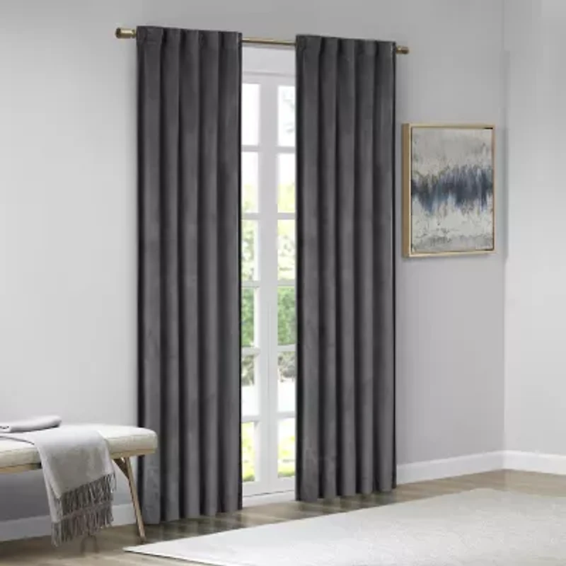 510 Design Garett Rod Pocket Back Tab Light-Filtering Set of 2 Curtain Panel