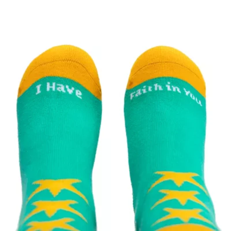 Beedlebug Easy Pull On Little & Big Kid Unisex Adaptive 1 Pair Crew Socks