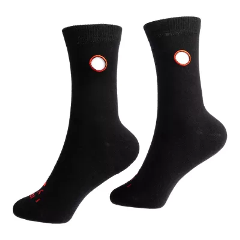 Beedlebug Easy Pull On Little & Big Kid Unisex Adaptive 1 Pair Crew Socks