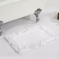 Better Trends Shaggy Border Mat Bath Rug