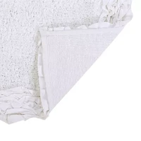Better Trends Shaggy Border Mat Bath Rug