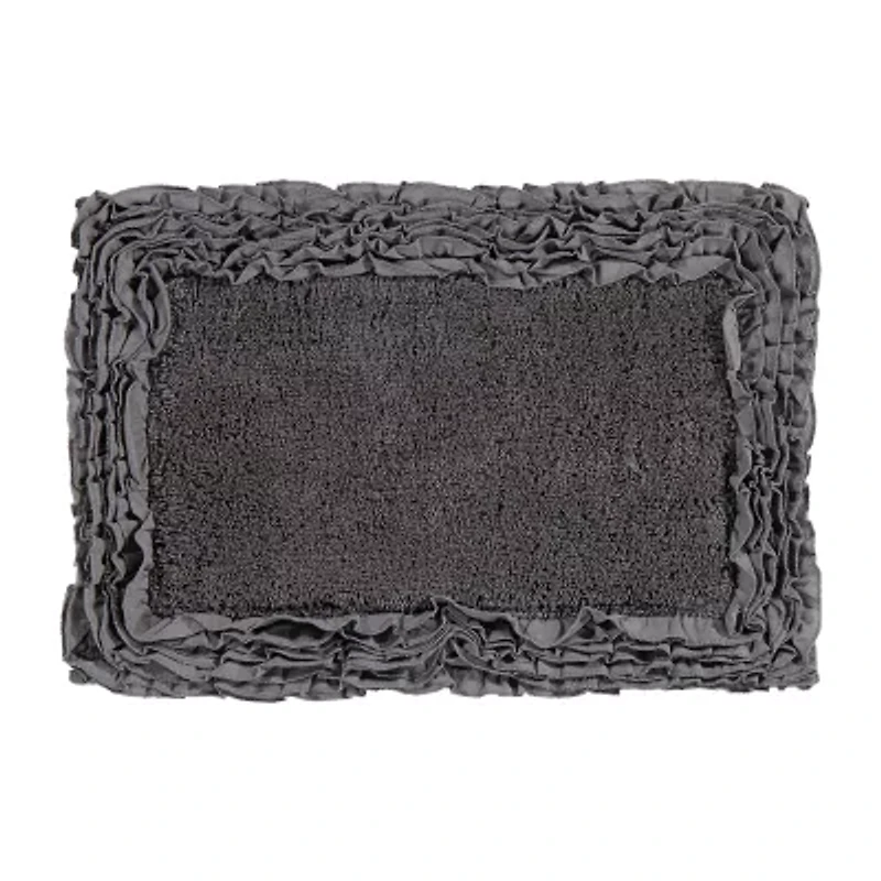 Better Trends Shaggy Border Mat Bath Rug