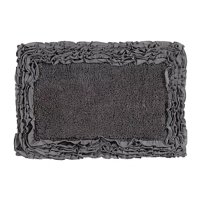 Better Trends Shaggy Border Mat Bath Rug
