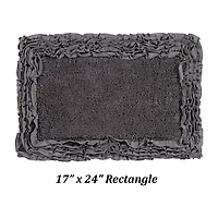 Better Trends Shaggy Border Mat Bath Rug