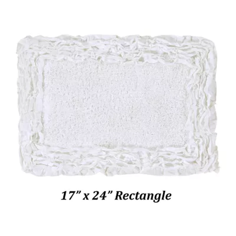 Better Trends Shaggy Border Mat Bath Rug