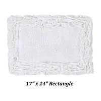 Better Trends Shaggy Border Mat Bath Rug