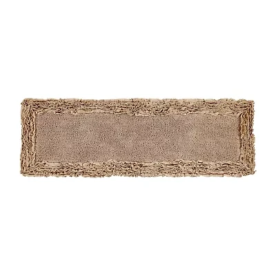 Better Trends Shaggy Border Mat Bath Rug