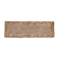 Better Trends Shaggy Border Mat Bath Rug