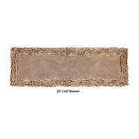 Better Trends Shaggy Border Mat Bath Rug