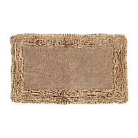 Better Trends Shaggy Border Mat Bath Rug