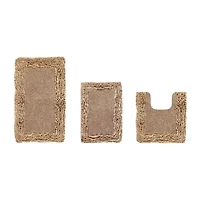 Better Trends Shaggy Border Mat Bath Rug