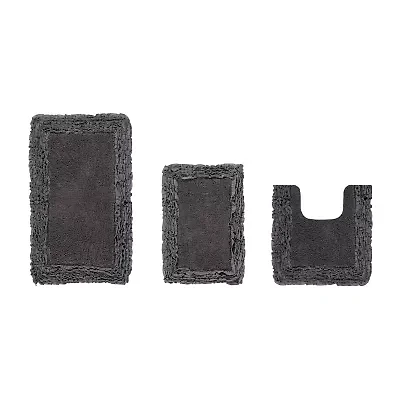 Better Trends Shaggy Border Mat Bath Rug