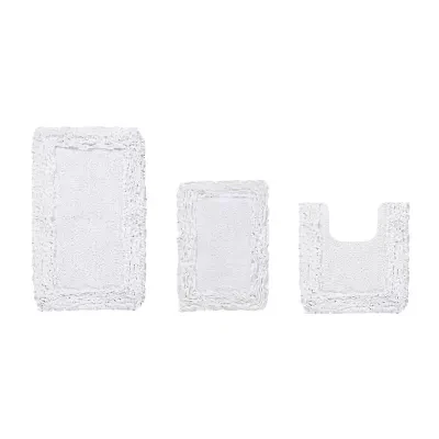 Better Trends Shaggy Border Mat Bath Rug