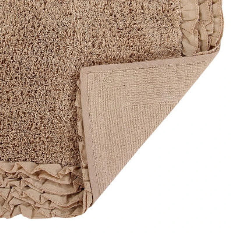 Better Trends Shaggy Border Mat Bath Rug