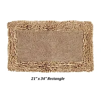 Better Trends Shaggy Border Mat Bath Rug